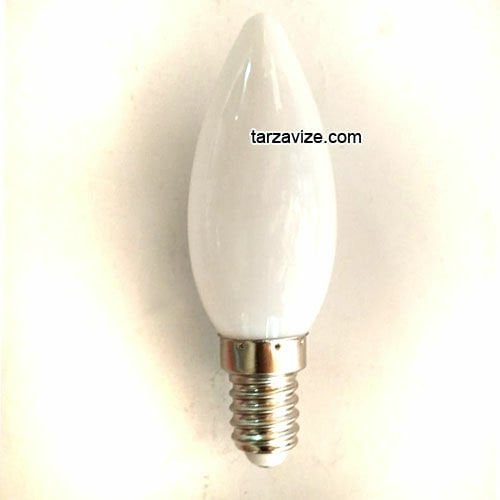 1 Watt Beyaz Mum Avize Led Ampul E14 Duy
