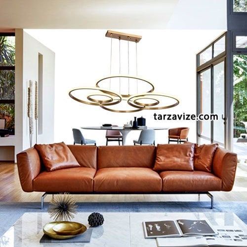 Tarz Avize Dünya Sarkıt Led Avize 150 Watt TRZ-090