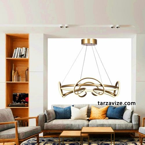 Tarz Avize Sarmaşık Sarkıt Led Avize 3 Renk Işık 120 Watt TRZ-01