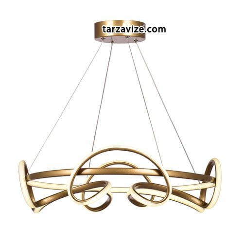 Tarz Avize Sarmaşık Sarkıt Led Avize 3 Renk Işık 120 Watt TRZ-01