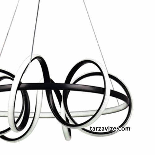 Tarz Avize Sarmaşık Sarkıt Led Avize 3 Renk Işık 120 Watt TRZ-02