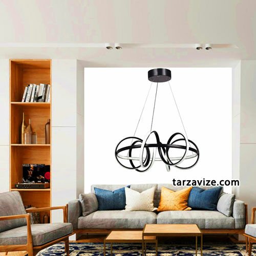 Tarz Avize Sarmaşık Sarkıt Led Avize 3 Renk Işık 120 Watt TRZ-02