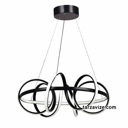 Tarz Avize Sarmaşık Sarkıt Led Avize 3 Renk Işık 120 Watt TRZ-02