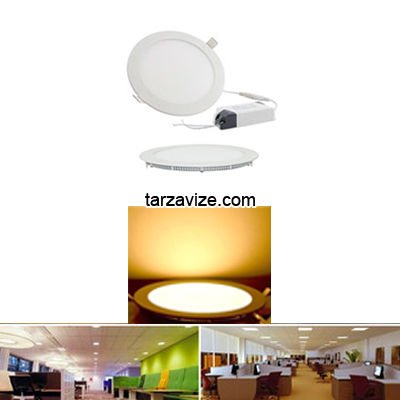 Marketcik 6 Watt Sıva Altı Yuvarlak Slim Led Panel Armatür Günışığı