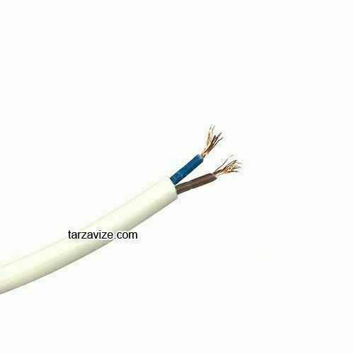 Tarzavize 2x0,50mm Zümrüt Yeşili Renk Dekoratif Örgülü Kumaş Kablo, 1 Metre