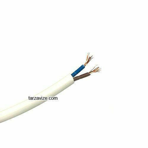 Tarzavize 2x0,50mm Zümrüt Yeşili Renk Dekoratif Örgülü Kumaş Kablo, 5 Metre