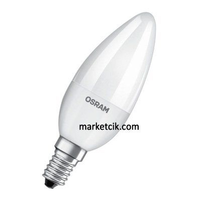 Osram Led Ampul 5.7 Watt Sarı Işık Led Ampul 2700K E14 Avize Ampulü