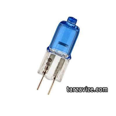 Marketcik 12 Volt 20 Watt G4 Kırık Beyaz Halojen Kapsül Ampul, Avize Ampulü