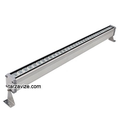 Marketcik 100cm 36 Watt Led Wallwasher Duvar Boyama Aydınlatma Armatürü, Beyaz-Günışığı-Mavi-Kırmızı-Yeşil-Amber-RGB Işık