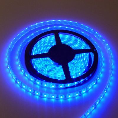 Marketcik Yapışkanlı 5 metre Dış Mekan Silikonlu Şerit Led Mavi Işık