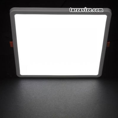 Cata CT-5657 15 Watt Sıva Altı Kare Slim Led Panel Armatür Günışığı-Beyaz Işık Ayarlanabilir Montajlı