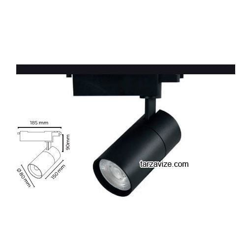 Tarzavize 20 Watt Led Ray Spot Armatür TRZ232720