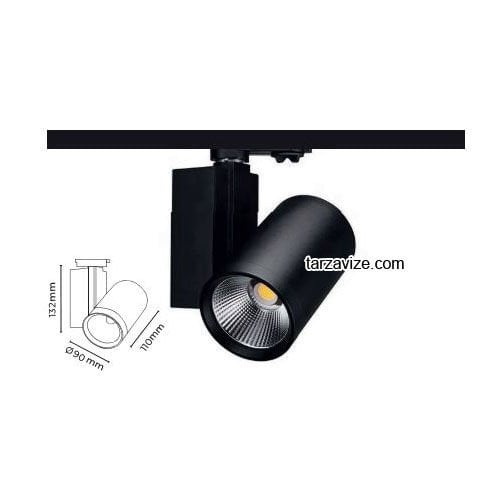 Tarzavize 30 Watt Led Ray Spot Armatür TRZ2329