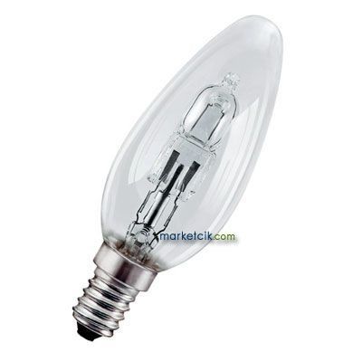 Marketcik 42 Watt E14 Klasik Normal Halojen Avize Ampulü, 60 Watt Işık