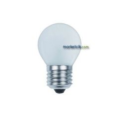 Marketcik 42 Watt E27 Klasik Normal Soft-Buzlu Top Halojen Ampul, 40-50 Watt Işık
