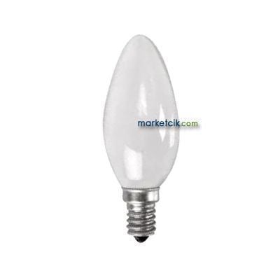 Marketcik 28 Watt E14 Klasik Soft Normal Halojen Avize Ampulü, 40 Watt Işık