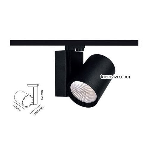 Tarzavize 40 Watt Led Ray Spot Armatür TRZ2032