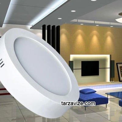 Marketcik 24 Watt Sıva Üstü Yuvarlak Led Panel Armatür Günışığı