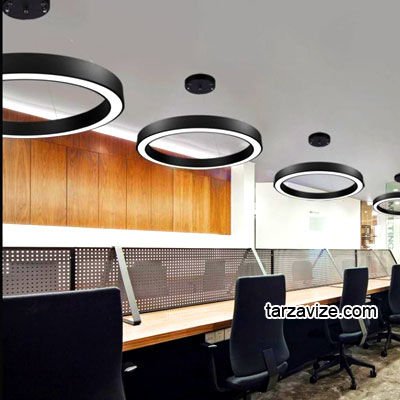 Tarzavize 130 cm 128 Watt Beyaz Işık Led Simit Linear Aydınlatma Armatürü