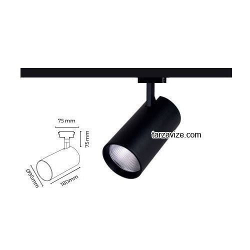 Tarzavize 30 Watt Led Ray Spot Armatür TRZ204730