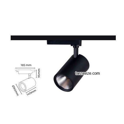 Tarzavize 20 Watt Led Ray Spot Armatür TRZ205020
