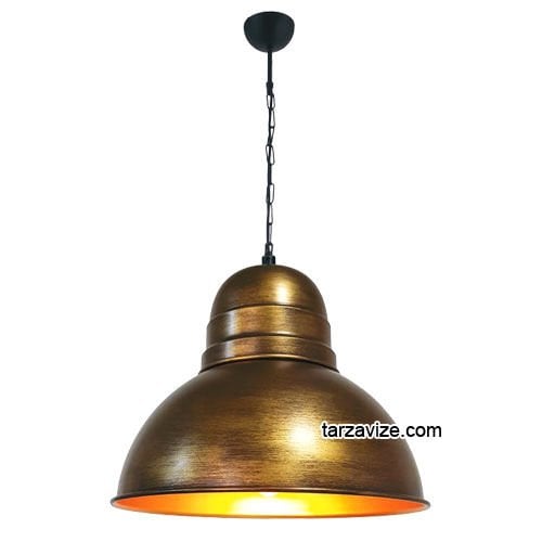 Tarzavize TRT64 Dekoratif Eskitme Tekli Retro Modern Sarkıt Avize