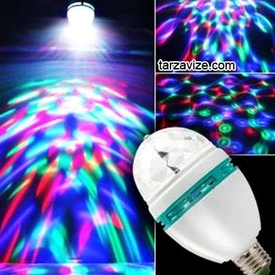Cata CT-4061 3 Watt E27 Renkli RGB Disko Ampulü