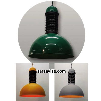 Tarzavize TLT20 Dekoratif Yeşil Tekli Retro Modern Sarkıt Avize