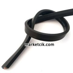 Marketcik 2x2,5 mm Yassı TTR Kablo, Tavukçu ve Seyyar Bahçe Aydınlatma Kablosu