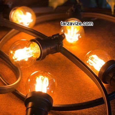 Edison Dekoratif Led Rustik Top Ampul 4 Watt E27 Duy, Top Ampul Modeli