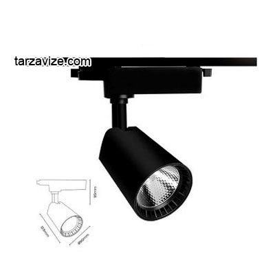 Marketcik 30 Watt Led Ray Spot Armatür Beyaz ve Günışığı Işık