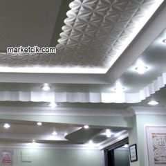 Tarzavize TR555 Sıva Altı Dekoratif Cam Led Spot Armatür Beyaz-Günışığı Işık