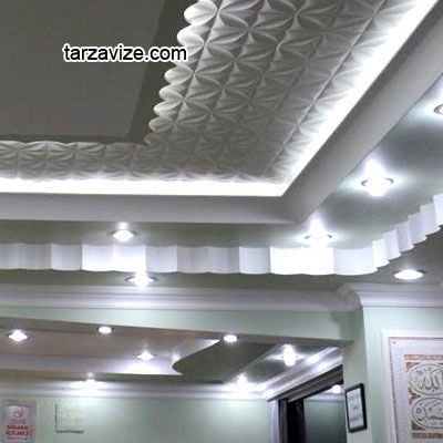 Tarzavize TR549 Sıva Altı Dekoratif Kristal Cam Led Spot Armatür Beyaz-Günışığı Işık