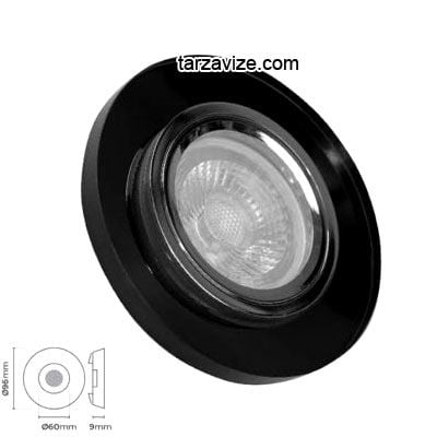 Tarzavize TR560 Sıva Altı Dekoratif Cam Led Spot Armatür Beyaz-Günışığı Işık