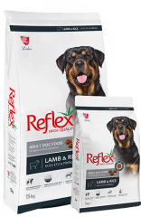 Reflex Kuzulu ve Pirinçli 15 kg Yetişkin Köpek Maması