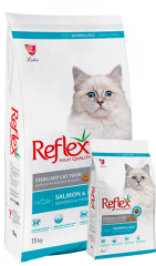 REFLEX SOMONLU KISIR KEDİ MAMASI 15+1 KG