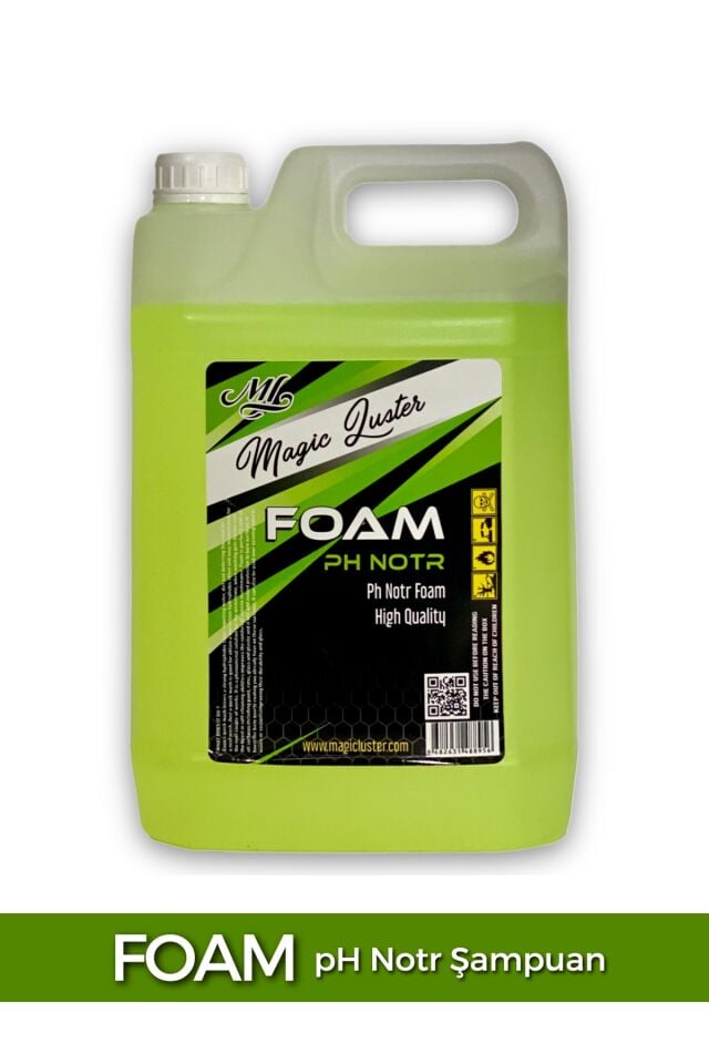 pH NOTR FOAM  5 LT ( pH nötr Araç Yıkama Şampuanı )