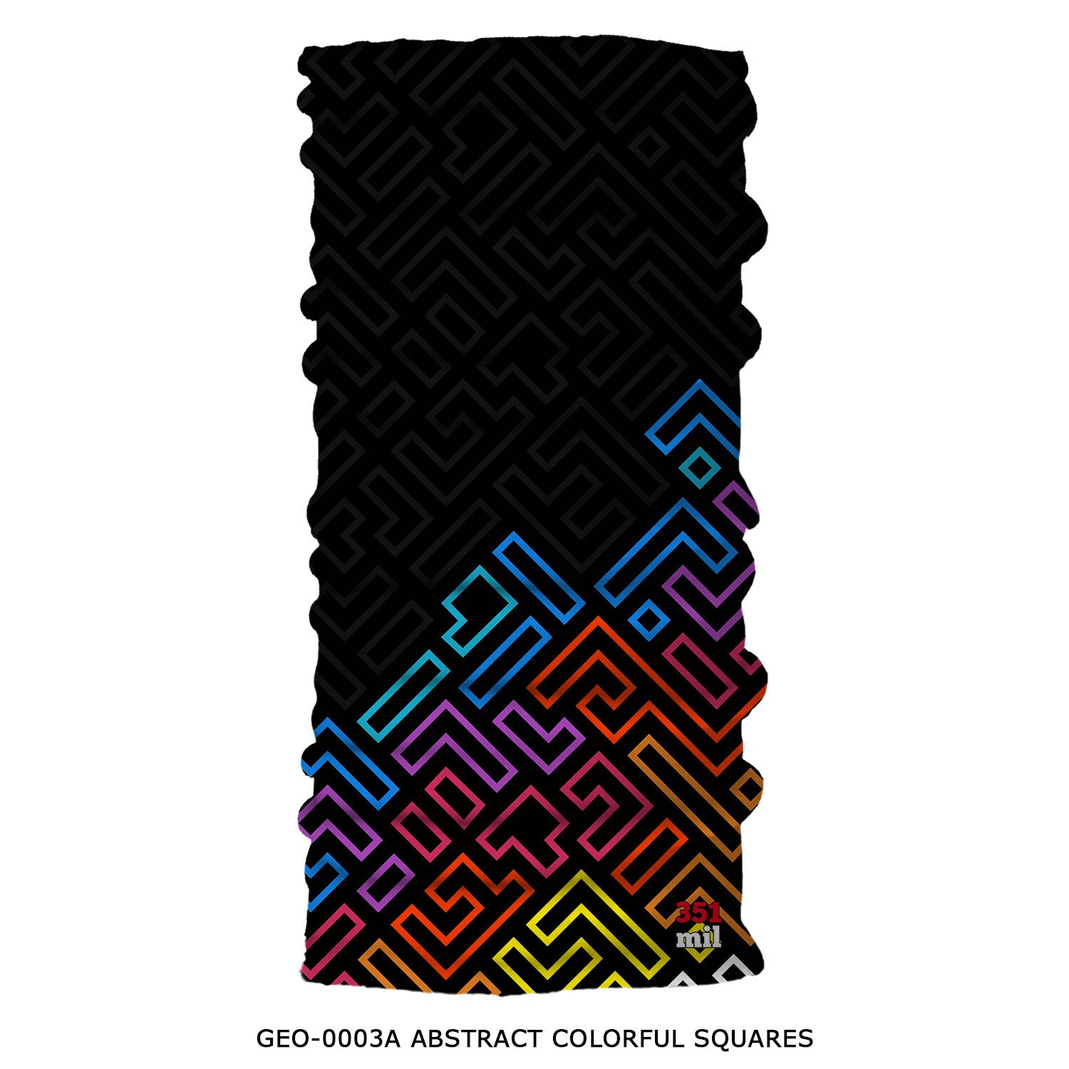 BuffEX Bandana GEO-0003 ABSTRACT COLORFUL SQUARES