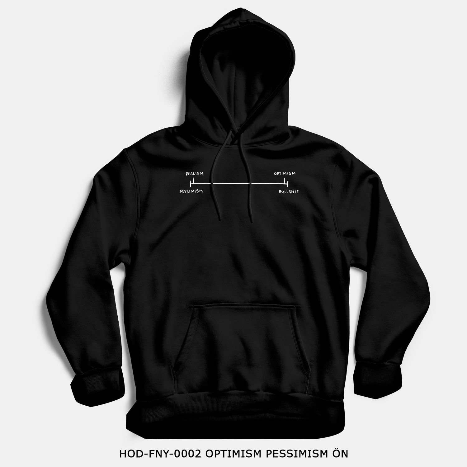 351mil Hoodie HOD-FNY-0002 OPTIMISM PESSIMISM
