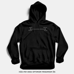 351mil Hoodie HOD-FNY-0002 OPTIMISM PESSIMISM