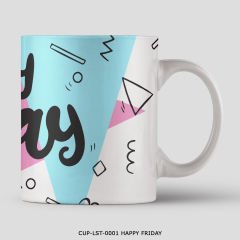 351mil Mug CUP-LST-0001 HAPPY FRIDAY