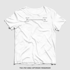351mil T-Shirt TSH-FNY-0002 OPTIMISM PESSIMISM