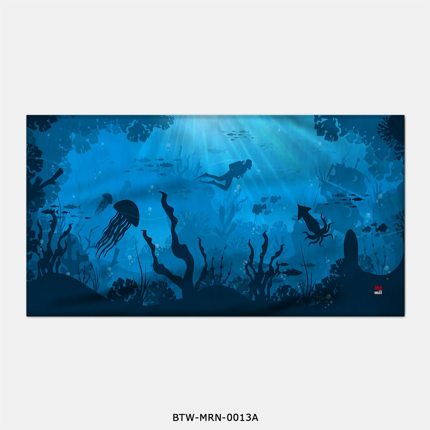 351mil Plaj Havlusu BTW-MRN-0013 UNDERWATER