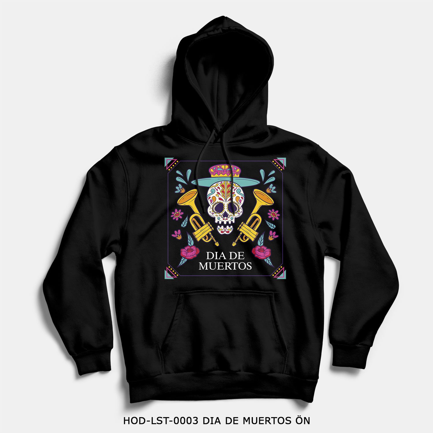 351mil Hoodie HOD-LST-0003 DIA DE MUERTOS