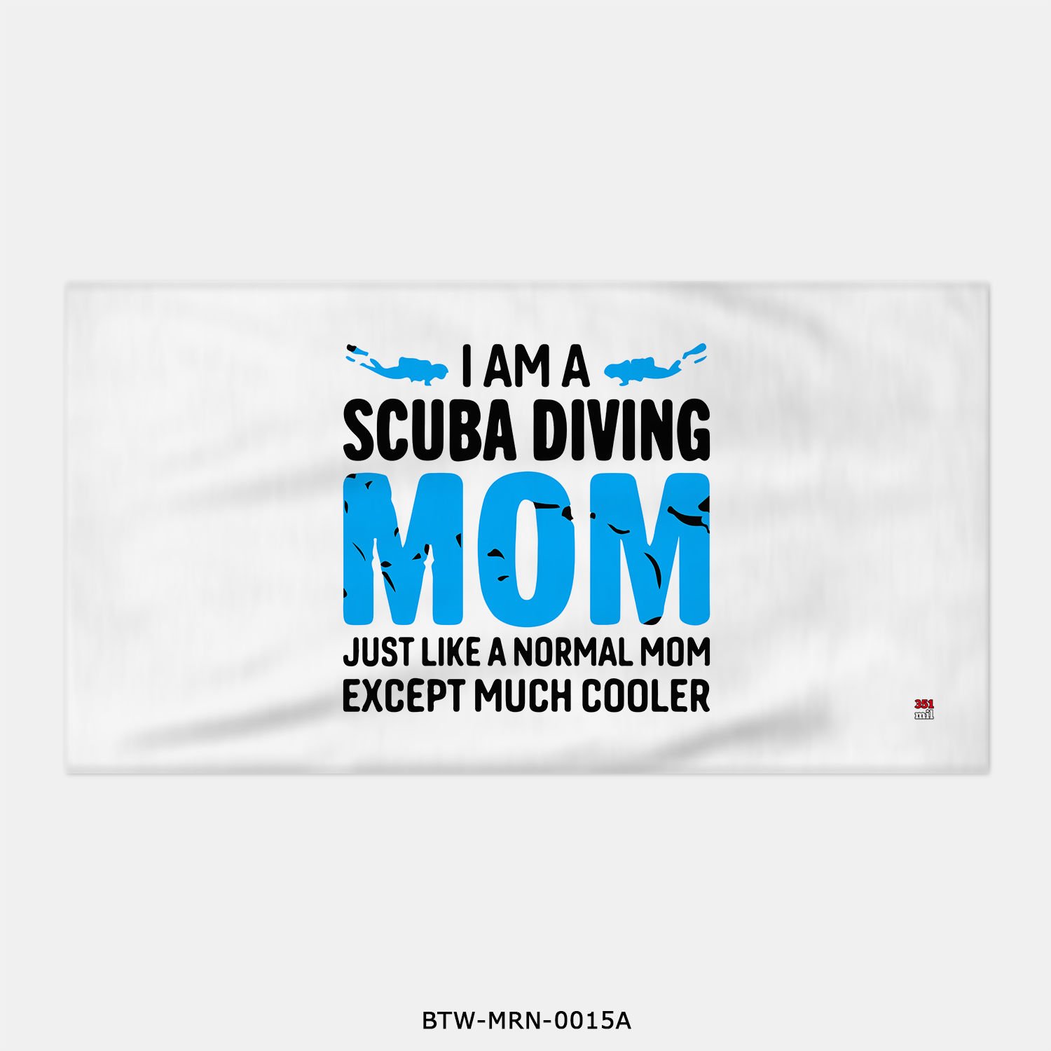 351mil Plaj Havlusu BTW-MRN-0015 SCUBA MOM