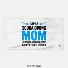 351mil Plaj Havlusu BTW-MRN-0015 SCUBA MOM