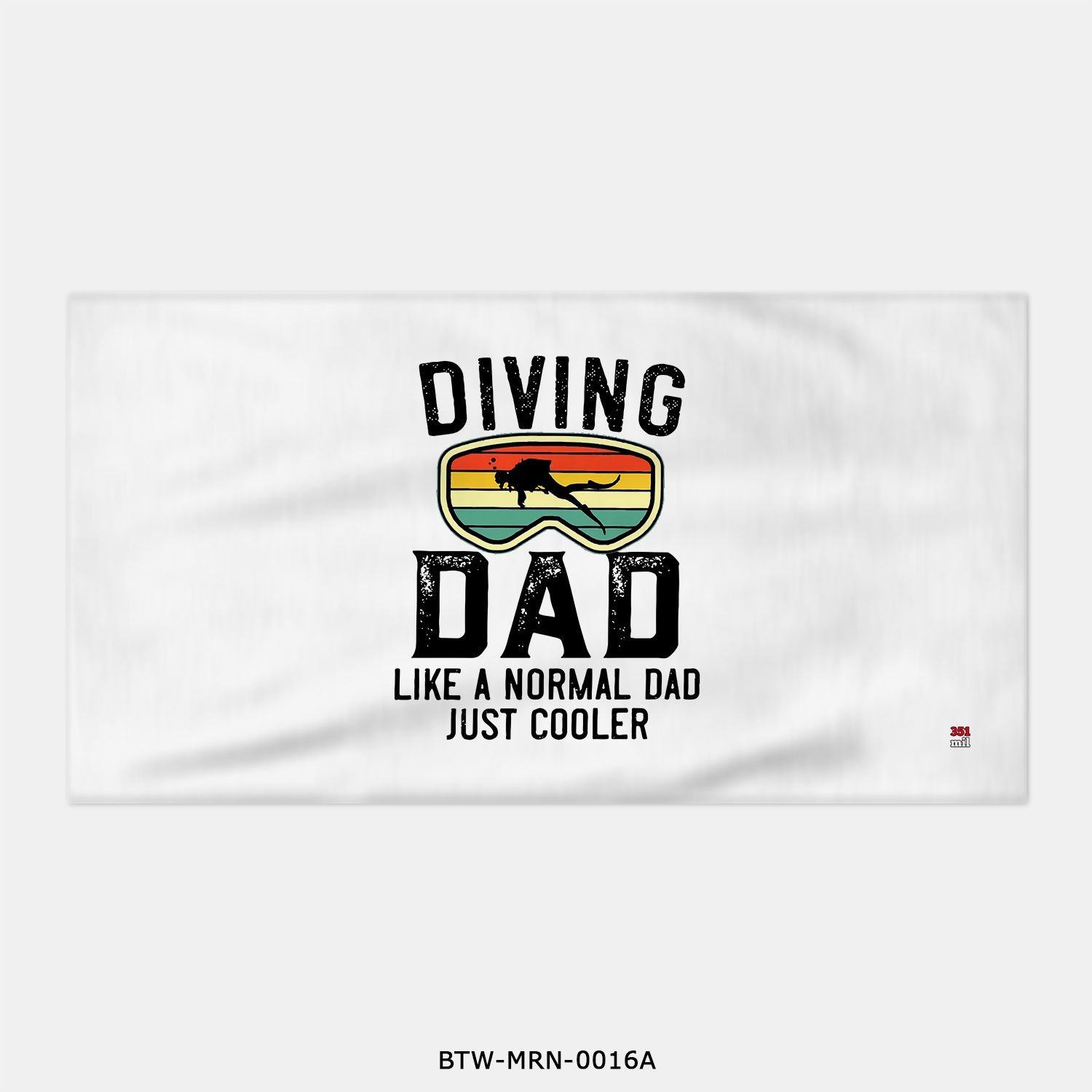 351mil Plaj Havlusu BTW-MRN-0016 SCUBA DAD