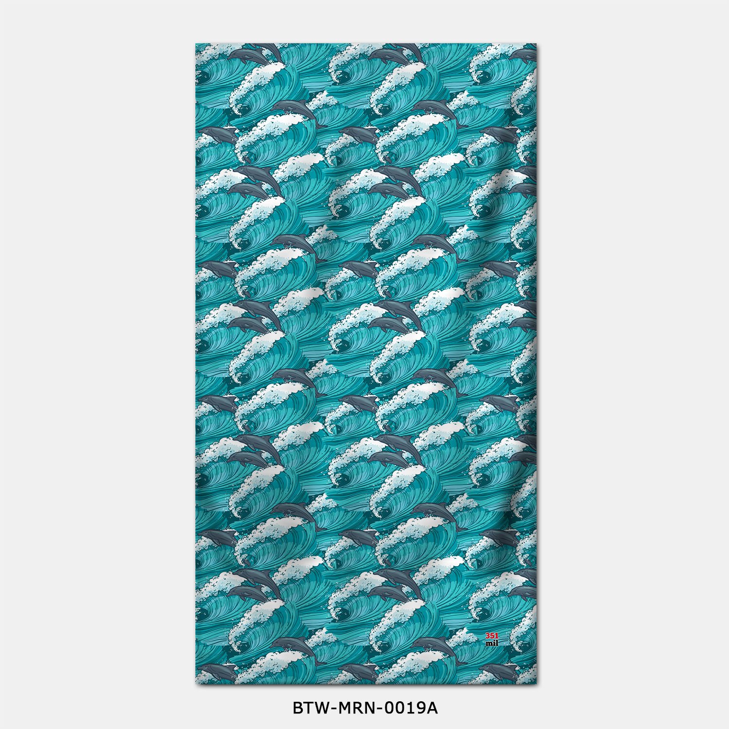 351mil Plaj Havlusu BTW-MRN-0019 DOLPHINS