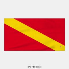 351mil Plaj Havlusu BTW-MRN-0101 DIVE FLAG