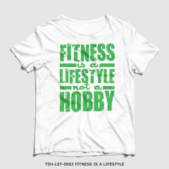 351mil T-Shirt TSH-LST-0002 FITNESS IS A LIFESTYLE